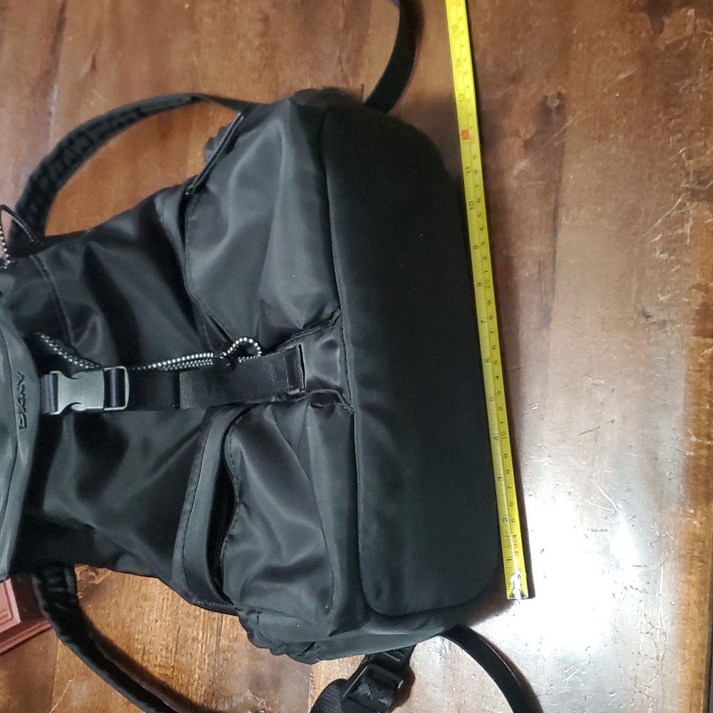 DKNY Backpack Black Drawstring   Beauriful Condition! - Picture 13 of 14